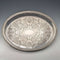 Vintage British silver plate oval gallery tray, 40cm wide