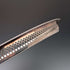 Vintage British silver plate oval gallery tray, 40cm wide
