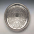 Vintage British silver plate oval gallery tray, 40cm wide