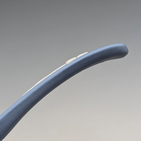 英国ヴィンテージ ウェッジウッド ジャスパーウェア製 ティーキャディースプーン ペールブルー