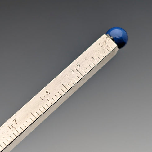 1975年 英国ヴィンテージ 純銀製定規&ボールペン William Manton ケース付