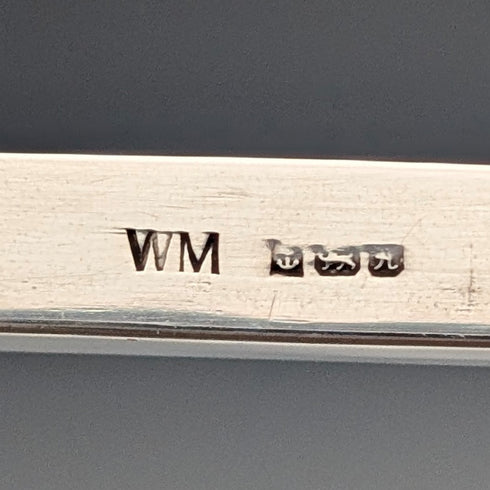 1975年 英国ヴィンテージ 純銀製定規&ボールペン William Manton ケース付