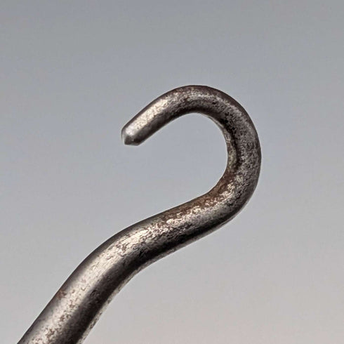Early 20th century American antique sterling silver handle button hook