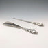 1903 British antique sterling silver handle shoehorn and button hook set G&C Ltd
