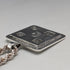 1977 British pure silver jubilee ingot pendant, 32g, with pure silver twist necklace RJ
