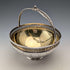 German antique 800 silver basket with handle 137g Wilkins