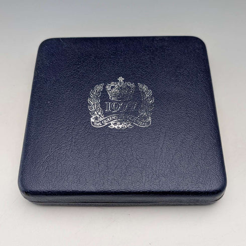 1977 British Pure Silver Jubilee Crown Coins, Set of 4, Total Weight 113g, Cased, Pobjoy Mint