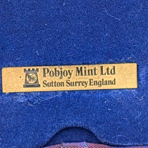 1977 年英國純銀禧年皇冠硬幣,一套 4 枚,總重量 113 克,盒裝,Pobjoy Mint