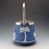 Antique British Wedgwood Biscuit Barrel Jasperware Royal Blue