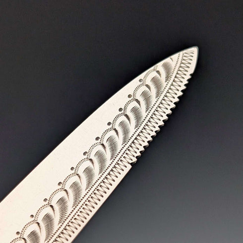 12-Pair of Antique British Silver Plate Dessert Cutlery, Circa 1898, Allen & Darwin, Wooden Box