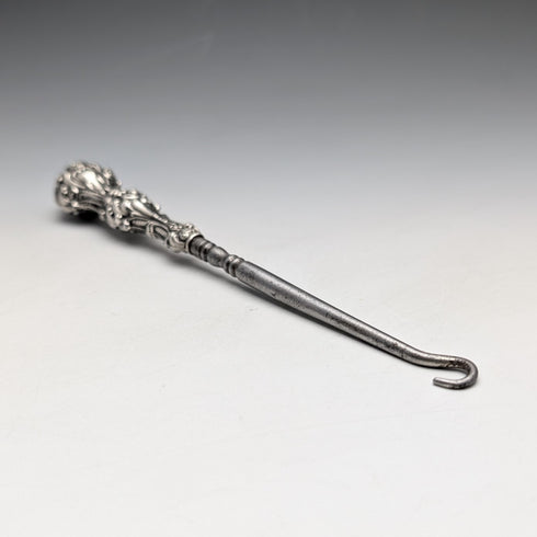 20世紀早期美國古董純銀手柄紐帶扣鉤