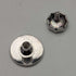 British vintage sterling silver and white mother of pearl shirt stud buttons, set of 3, AUSTIN REED, in case