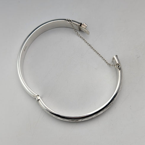 1961年英國復古純銀手鐲 T&H Carthorne