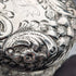 1904 British antique pure silver lid cylindrical cut glass jar The Alexander Clark