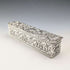 Antique British silver plated trinket box
