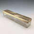 1843 British antique gilt silver lid glass trinket box by William Neale