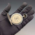 Antique Swiss made unsigned pocket watch with silver side niello decoration, slim hunter case, in good working order