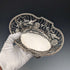 1907年 英国アンティーク 花鳥装飾 純銀製ボウルディッシュ 378g William Comyns