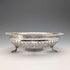 1911 British antique pierced earrings sterling silver footed fruit bowl 436g Goldsmiths&Silversmiths