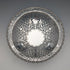 1911年 英国アンティーク ピアス装飾 純銀製 脚付きフルーツボウル 436g Goldsmiths&Silversmiths