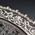 1911 British antique pierced earrings sterling silver footed fruit bowl 436g Goldsmiths&Silversmiths