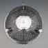 1911 British antique pierced earrings sterling silver footed fruit bowl 436g Goldsmiths&Silversmiths