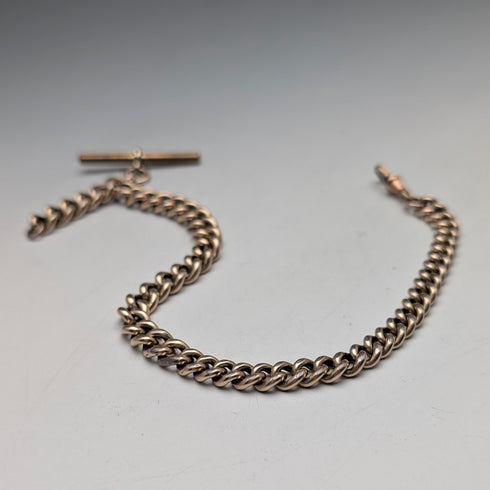 古董金製阿爾伯特鏈,無錶鍊