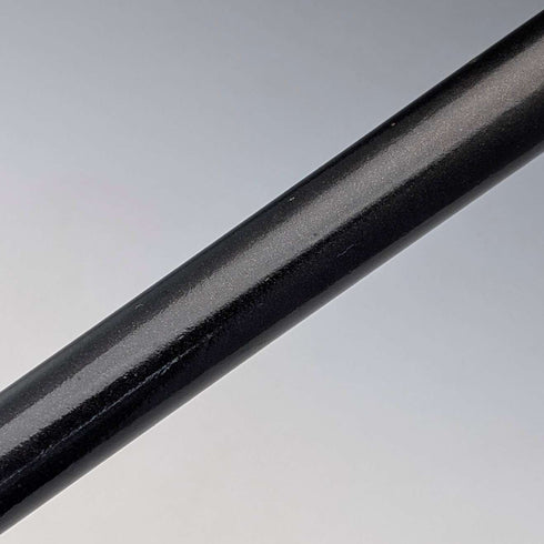 1903年 英国アンティーク ブラックシャフト 曲がりハンドル 純銀装飾 ステッキ 杖 92cm