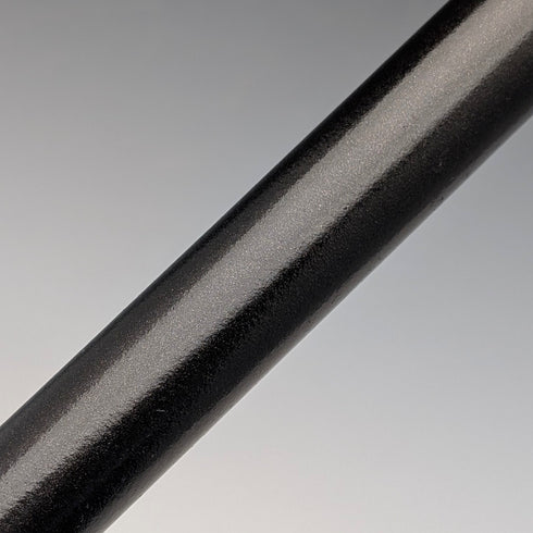 約 1900 年古董黑桿純銀圓柄手杖 88 厘米