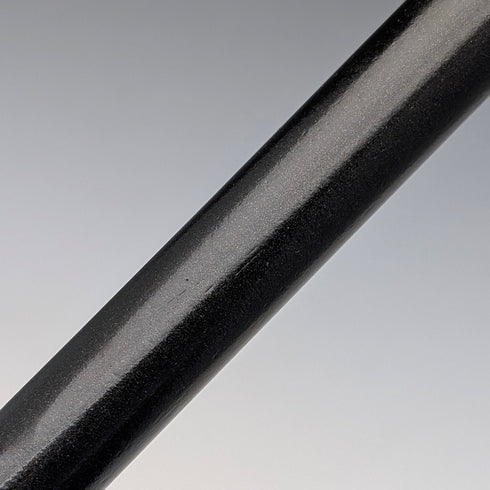 1921 年 Rikuni 古董黑桿純銀圓柄手杖 91 厘米