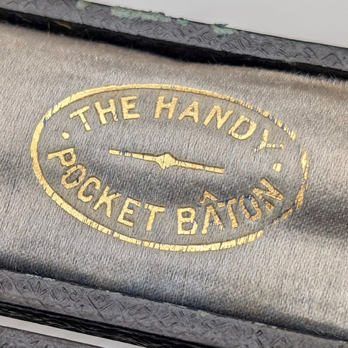 1917 年英國古董純銀裝飾指揮棒 Ebenezer Newman 帶盒