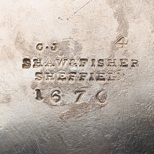 19世紀後半 英国アンティーク シルバープレート製 ティーポット Shaw&Fisher