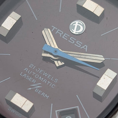 1970年頃 スイスTressa 自動巻き腕時計 レーザービーム 動作良好