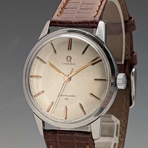 約 1963 年歐米茄海馬系列 Ref135.007-63 男士機械腕錶 Cal286 運作良好
