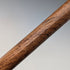 1906 British antique brown shaft, curved handle, pure silver decoration, walking stick, 80cm