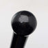 Vintage black shaft rondelle handle walking stick 85cm