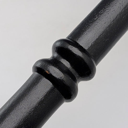 復古黑軸圓柄手杖 85 厘米