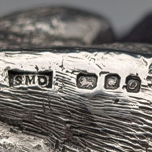 1969年 英国ヴィンテージ 純銀製 プードル フィギュリン 164g SMD