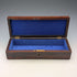 Early 20th century antique white mother-of-pearl inlaid wooden glove box