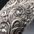 1908 British antique sterling silver decorated handle clothes brush pair J&R Griffin