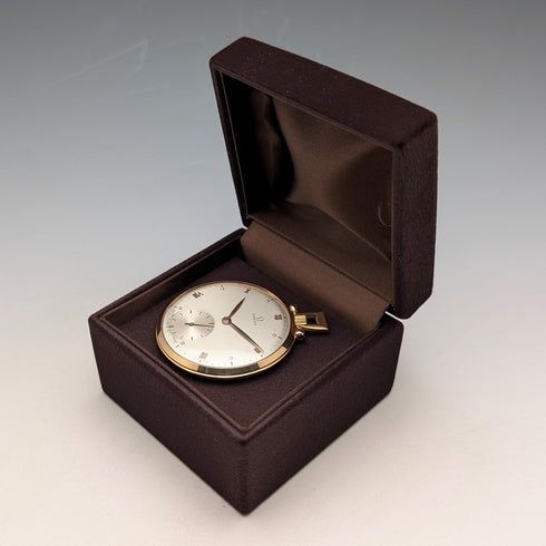 1939年頃 オメガ 懐中時計 K18イエローゴールド 薄型オープンフェース 動作良好