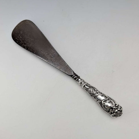 1904年 英国アンティーク 純銀ハンドル シューホーン 靴べら Joseph Gloster