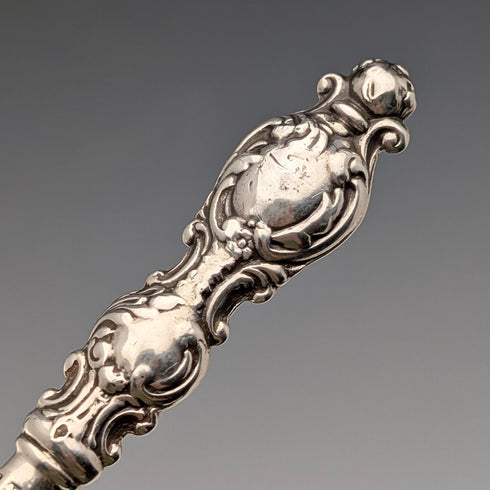 1901年 英国アンティーク 純銀ハンドル シューホーン 靴べら Levi&Salaman