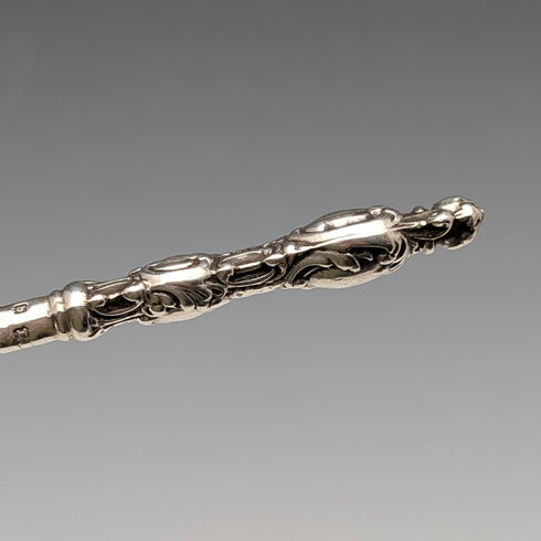 1901年 英国アンティーク 純銀ハンドル シューホーン 靴べら Levi&Salaman