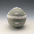 British Vintage Wedgwood Jasperware Egg-Shaped Trinket Box, Green