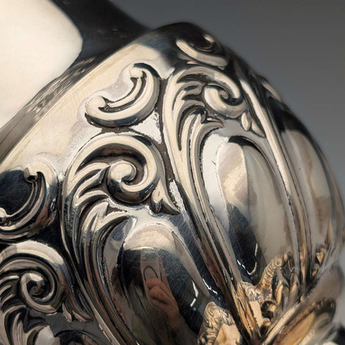 1900 British antique sterling silver vase base, total weight 203g, Fenton Brothers