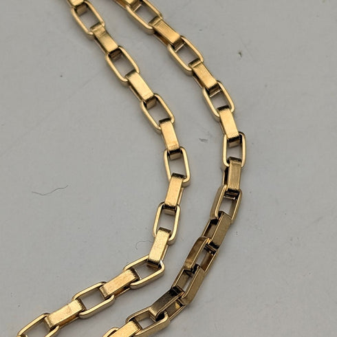 ヴィンテージ ゴールドプレート製 レッドストーン ペンダント ネックレス付