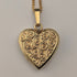 ヴィンテージ ロールドゴールド製 ハート型ロケットペンダント ネックレス付