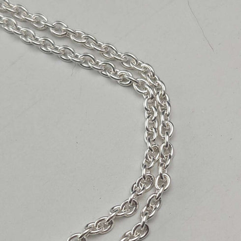 1977 British pure silver Jubilee ingot pendant, 19.7g, with pure silver necklace, RX
