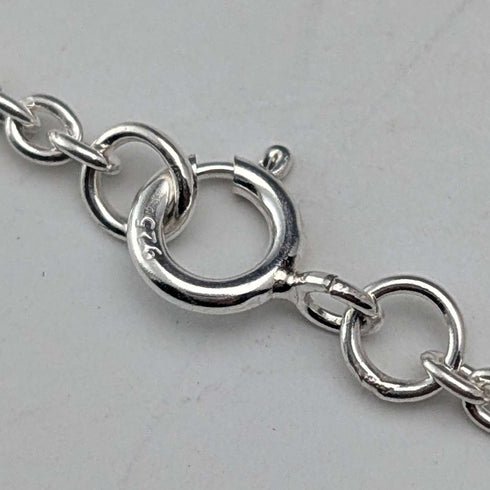 1977 British pure silver Jubilee ingot pendant, 19.7g, with pure silver necklace, RX